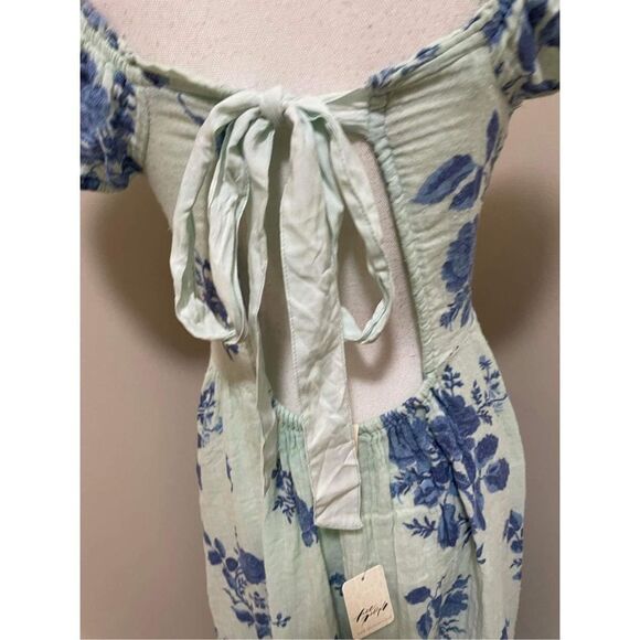 Free People Forget Me Not Midi Dress Size L - Picture 8 of 9